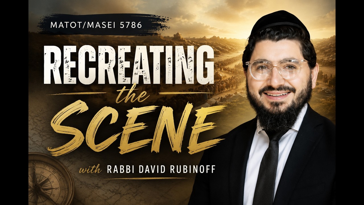 Recreating the Scene | Rabbi David Rubinoff | Matot/Masei 5786