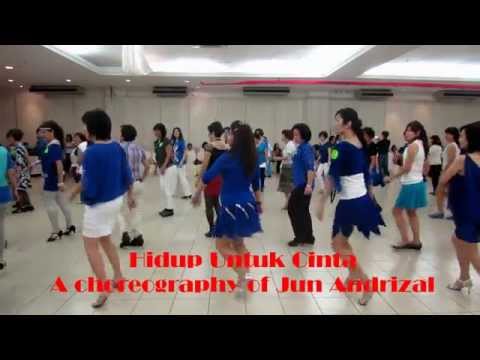 HIDUP UNTUK CINTA ( Jun Andrizal ) : EBC Line Dance Party @ 24.8.2014