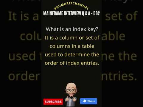 Mainframe DB2 Interview Q & A #kumaritchannel #ibm #mainframe #mainframedb2 apr 9