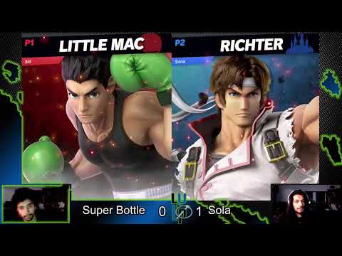 LULP 19 - Superbottle (Little Mac) vs Sola (Richter, Shulk) Winners Round 2 - SSBU