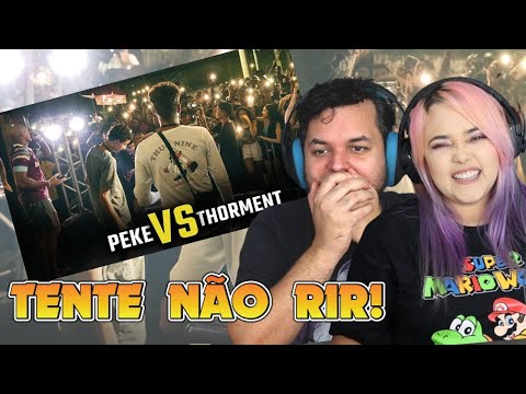 (SEU PAI CH#IR0 O P# DO SALGUEIRO) PEKE VS THORMENT [GRANDE FINAL] Batalha do Tanque | RJ ‹ REACT ›