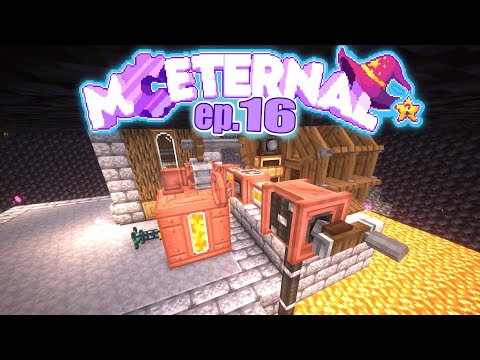 How to get Infinite Lava in Minecraft MC Eternal 2 Ep.16