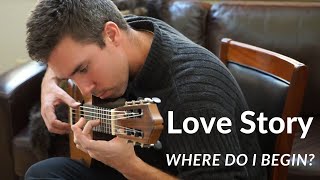 Video thumbnail of "Love Story Theme (Where Do I Begin?)  |  Classical Guitar  |  Andy Williams"