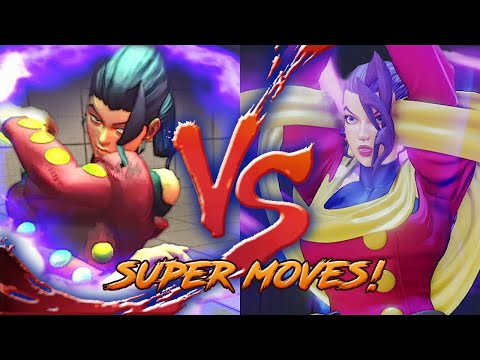 SFIV vs SFV:CE - SUPER / ULTRA Moves Comparison! (2021 Update)