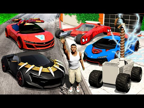 ICH klaue alle SUPERHELDEN AUTOS in GTA 5!!