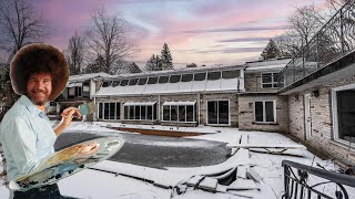 Bob Ross&#39; ABANDONED $6,000,000 Glass Mansion | UNTOUCHED