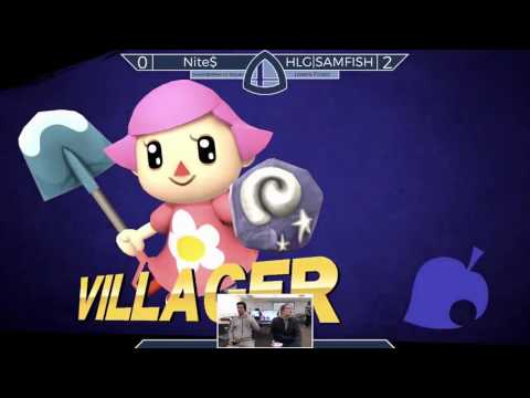 Sm4sh@Mines 43 - Nite$ (Sheik) Vs. HLG|SAMFISH (Villager) - Losers Finals