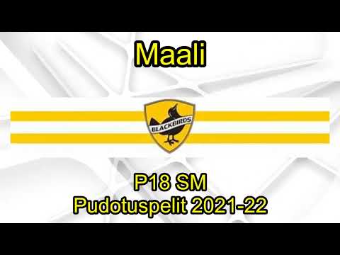 Blackbirds P18 Maalilaulu 2021-22 Pudotuspelit