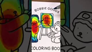Testando  o efeito infravermelho no Bobbie Goods #colorir #diy #papelaria