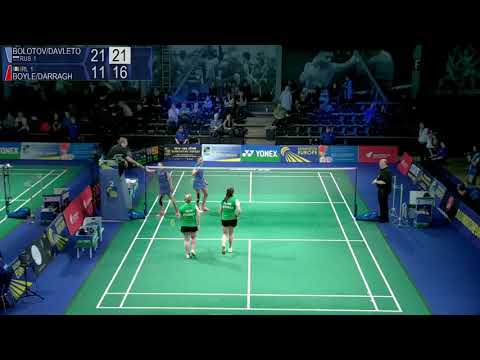 Match point - Russia (Bolotova / Davletova) vs Ireland (Boyle / Darragh) - EMTC 2019