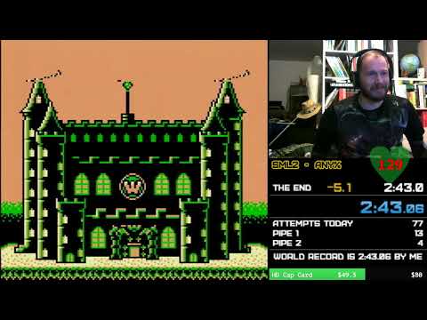 Super Mario Land 2 - 6 Golden Coins -  Any% in 2:42.9 (Former WR)