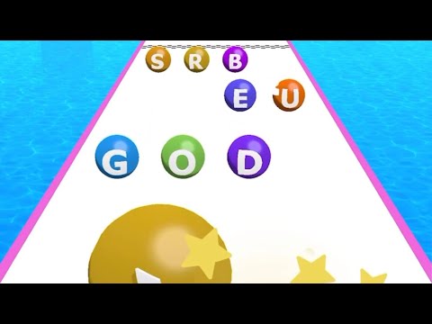 Alphabet Runner ✅All Levels Gameplay Walkthrough Android, ios Game - BURGER