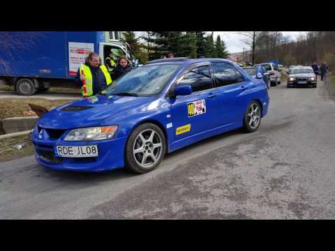 Super Oes Brzeziny 2017 k4 klasa Lancer Evo