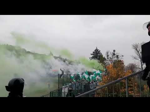 Mecz Beskid Andrychów - Okocimski  Brzesko został przerwany z powodu użycia środków pirotechnicznych