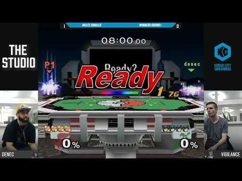 The Studio #1 SSBM - Denec (Marth) Vs. Vigilance (Fox) - Losers Eighths