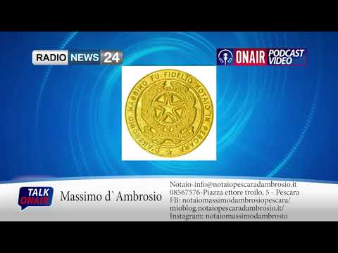 Il notaio e internet. I consigli del notaio a Radio News 24