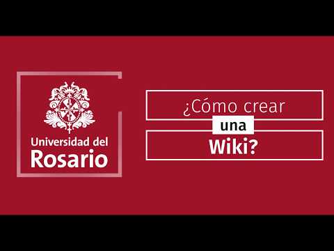 ¿Cómo crear una Wiki?