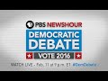 LIVE STREAM: PBS NewsHour Democratic Debate ...