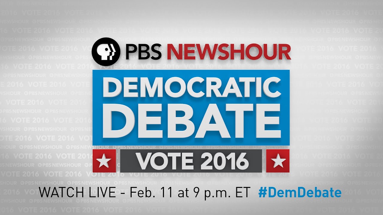 PBS NewsHour Democratic Debate - YouTube