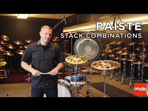 PAISTE CYMBALS - Stack Combinations (PSTX / 900 Series)