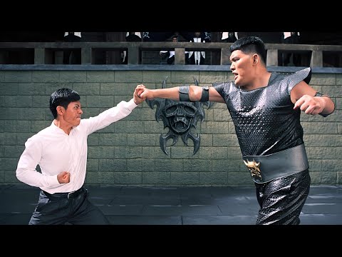He Mastered A Forbidden Kung Fu Style And Destroyed A Giant fighter in Seconds