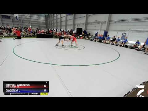 152 Lbs Round 1 (8 Team) - Grayson Woodcock, Ohio Scarlet Vs Kade Rule, Wisconsin Red 90bd