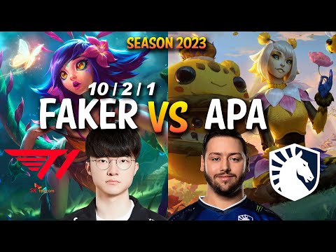 T1 Faker vs TL APA - Faker NEEKO vs APA ORIANNA Mid - Patch 13.17 KR Ranked