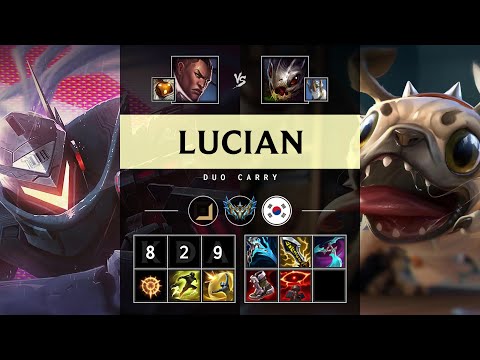 Lucian ADC vs Kog'Maw - KR Challenger Patch 25.14