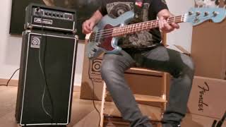 Video thumbnail for Ampeg micro-CL stack bass UNBOXING. Short test with Fender JB '60 anniversary firemist silver by Dengia64