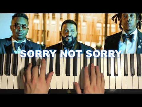 How To Play - Sorry Not Sorry (Piano Tutorial Lesson) | DJ Khaled