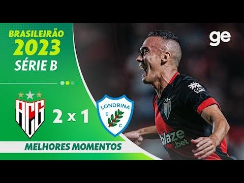Gols e lances de Atlético-GO x Londrina