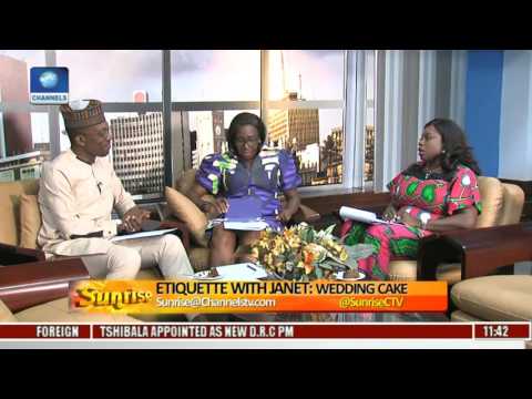 Sunrise: Wedding Cake Ettiquette With Janet Adetu Pt 2