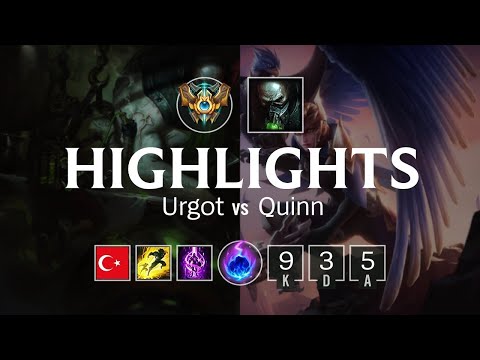 Highlights Urgot Top vs Quinn - TR Challenger Patch 8.7