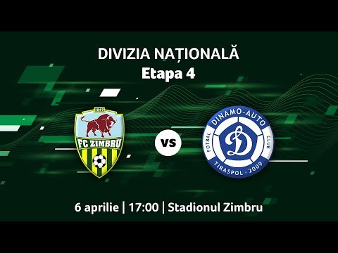 LIVE: DIVIZIA NAȚIONALĂ Etapa 4 Zimbru - Dinamo-Auto 06.04.19 17:00