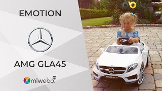 🤩 Mercedes AMG GLA45 in Aktion - Kinder Elektroauto 2022 | Miweba