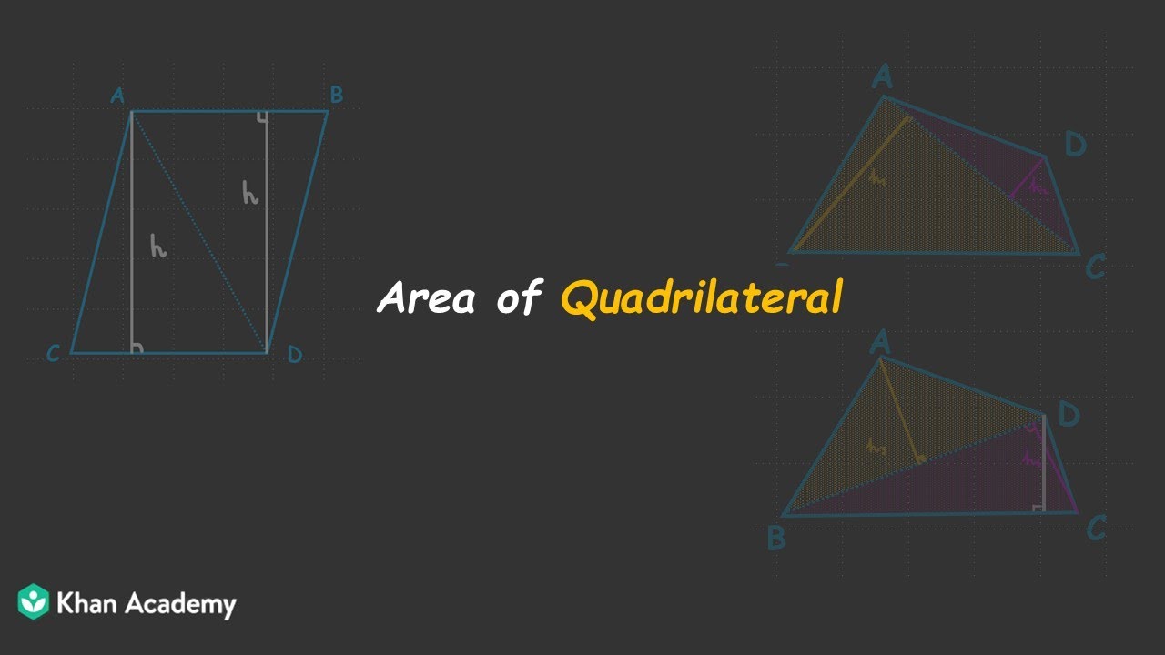Area of a Quadrilateral | Area of Plane Figures | TG Grade 9 | Math | Khan Academy