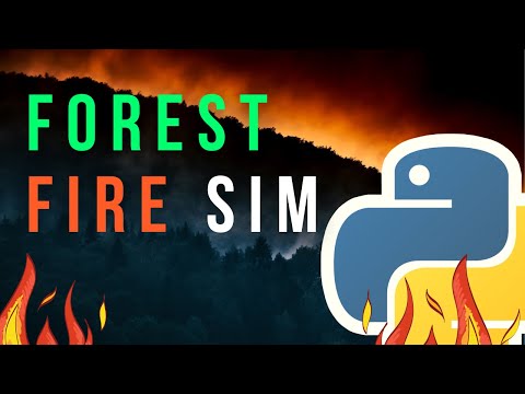 Python Project Forest Fire Simulation Tutorial With Pygame