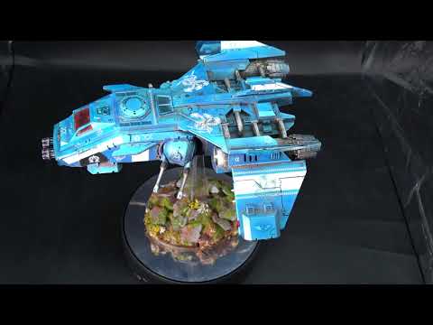 Fire Raptor Gunship ALPHA LEGION painting showcase Horus Heresy 30k Warhammer 40k 8th Ed 2019