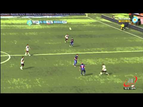 GOL DE ROMERO - LANUS 4 TIGRE 1 - FECHA 14 (11 11 2012)