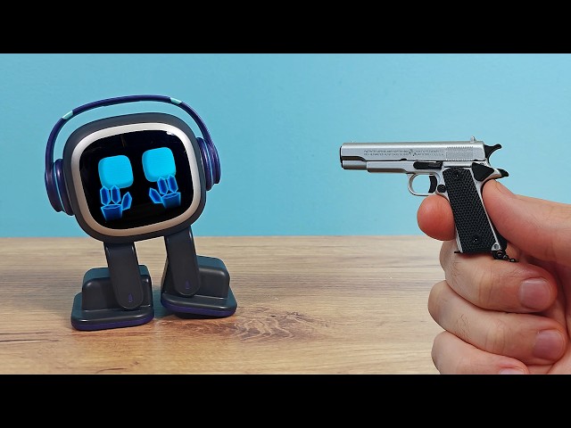 Vídeo relacionado con Emo Robot - Juguete Robot Inteligente Con IA De 9,5x5,5x13 Cm, Educativo De Aprendizaje Inteligente | Compañero Impulsado Por IA Para Cumpleaños, Para Adultos, Niños, Niñas, Fiestas De Cumpleaños, Rob