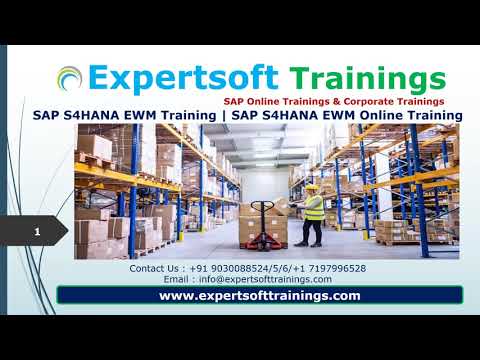 SAP S4HANA Extended Warehouse Management Embedded Training