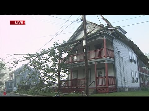Storm damage cleanup in Orange; Still no power for some