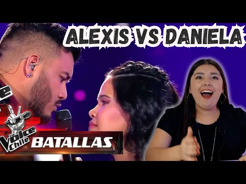 ALEXIS VASQUEZ VS DANIELA GUTIERREZ  - No me ames | Batallas | THE VOICE CHILE | VOCAL COACH REACTS