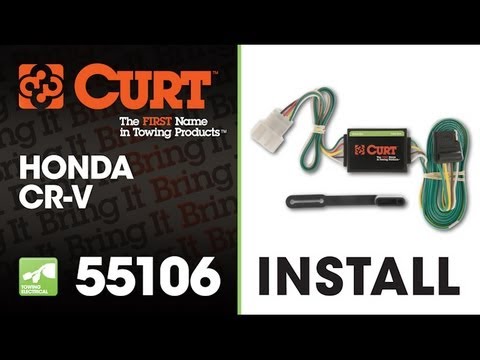 Trailer Wiring Install: CURT 55106 on 2008 Honda CR-V