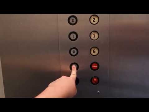 EPIC MOTOR! VINTAGE General Hydraulic Elevator (TO BE DEMOLISHED) At Lawyers Building, Asheville, NC