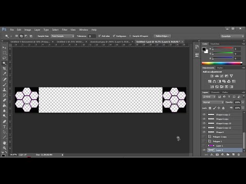 How to make Hexa design pattern and how to use in Resolume Tutorial