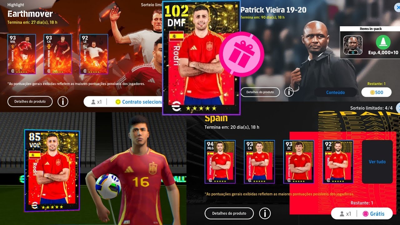 🎁 MUITOS PRESENTES / NOVO PACOTE DE TÉCNICO NA ATUALIZAÇÃO E TODAS AS NOVIDADES NO EFOOTBALL 2025