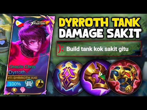 Dyrroth Tank Damage Sakit!! Build Dyrroth Tersakit 2024 - Item Dyrroth Tersakit 2024