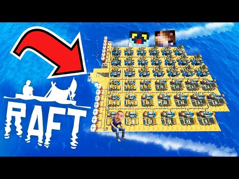 COSTRUISCO LA ZATTERA PIÙ VELOCE DI RAFT!!