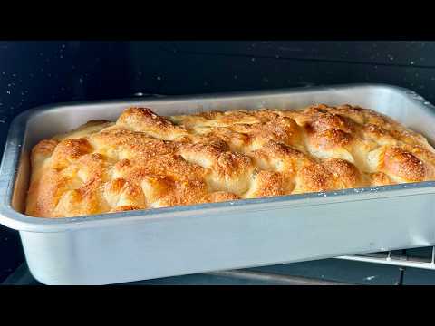 FOCACCIA 1000 BOLLE SENZA IMPASTO โ Soffice come una nuvola!